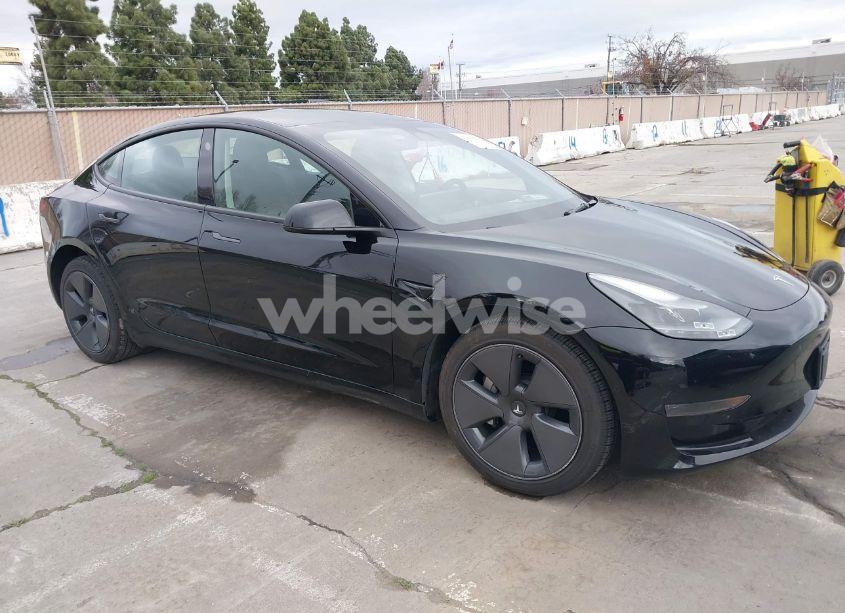 2022 Tesla Model 3 REAR-WHEEL DRIVE (VIN 5YJ3E1EA7NF316039) main photo