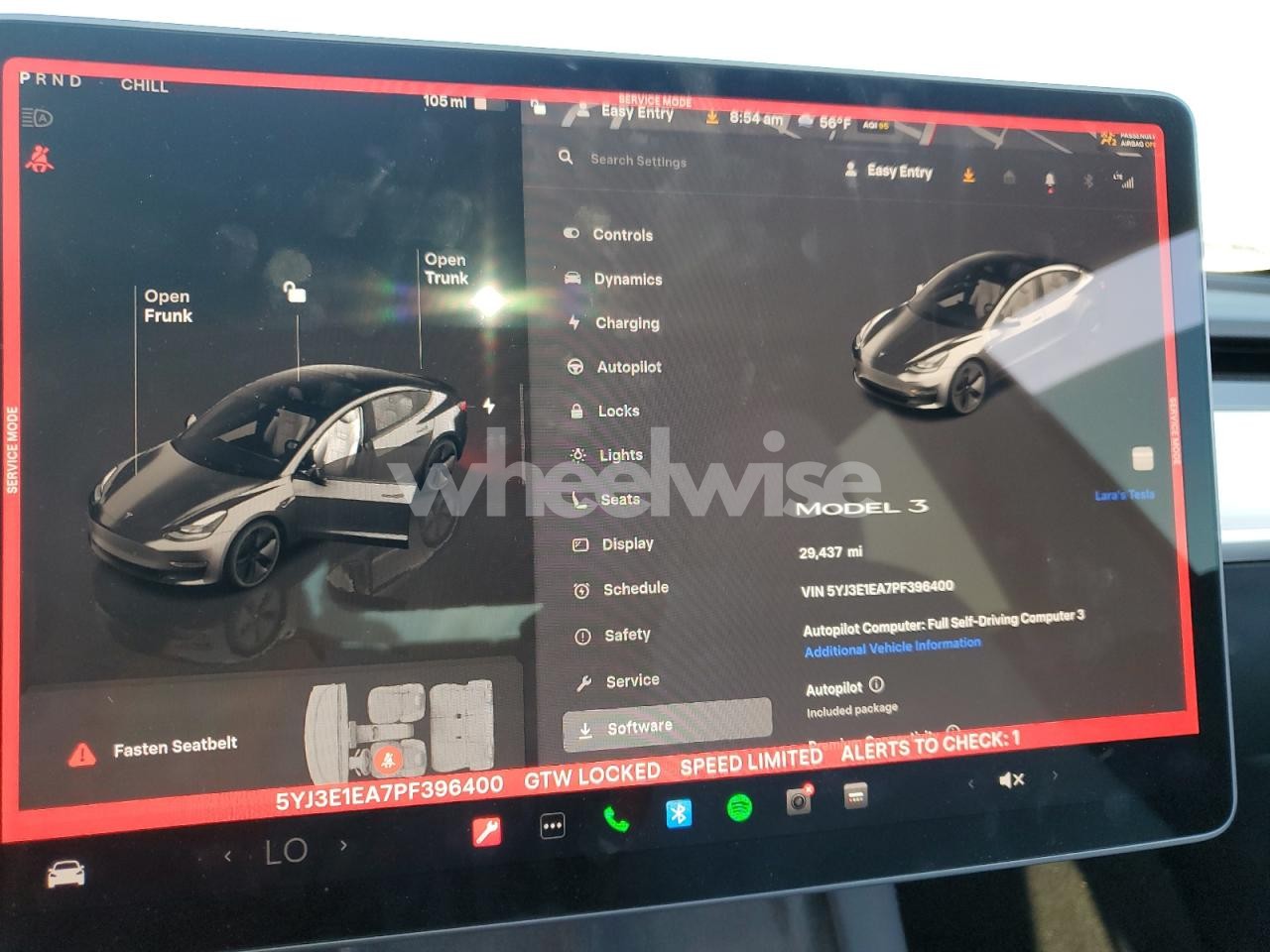 Photo 9 of 2023 TESLA MODEL 3 (VIN 5YJ3E1EA7PF396400)