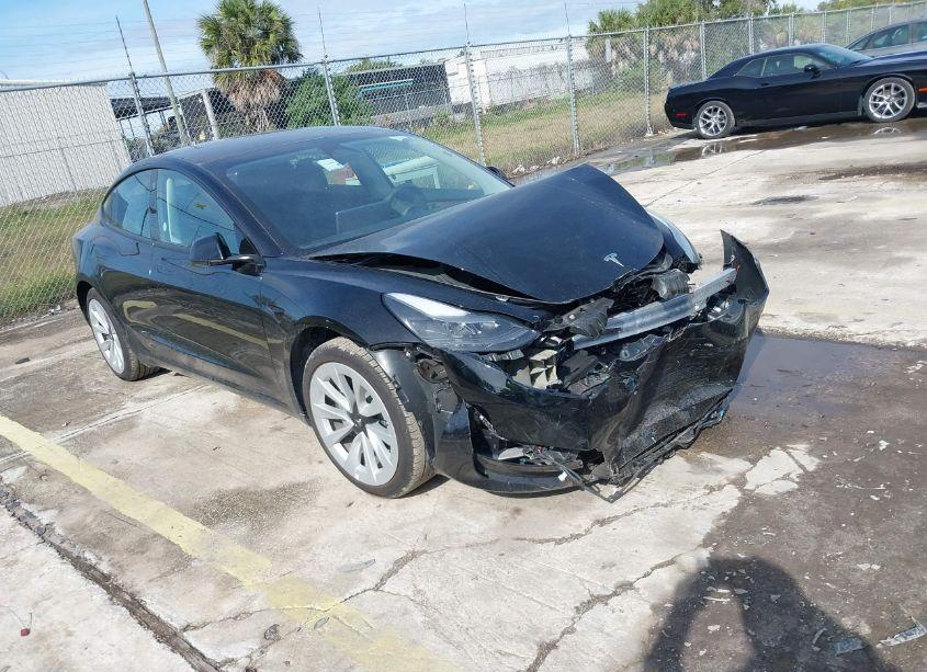 2023 Tesla Model 3 REAR-WHEEL DRIVE (VIN 5YJ3E1EA7PF431338) main photo