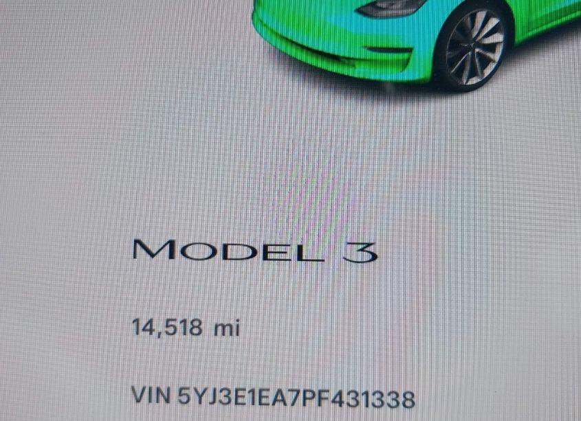 Photo 15 of 2023 Tesla Model 3 REAR-WHEEL DRIVE (VIN 5YJ3E1EA7PF431338)