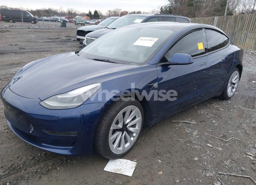Photo 2 of 2023 Tesla Model 3 REAR-WHEEL DRIVE (VIN 5YJ3E1EA7PF446874)