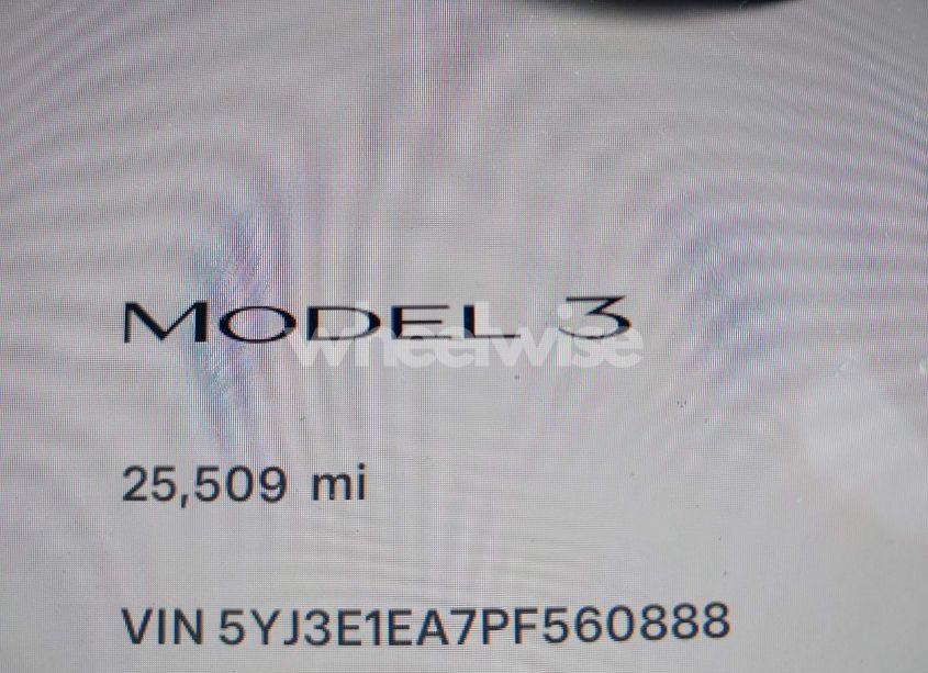 Photo 7 of 2023 Tesla Model 3 REAR-WHEEL DRIVE (VIN 5YJ3E1EA7PF560888)