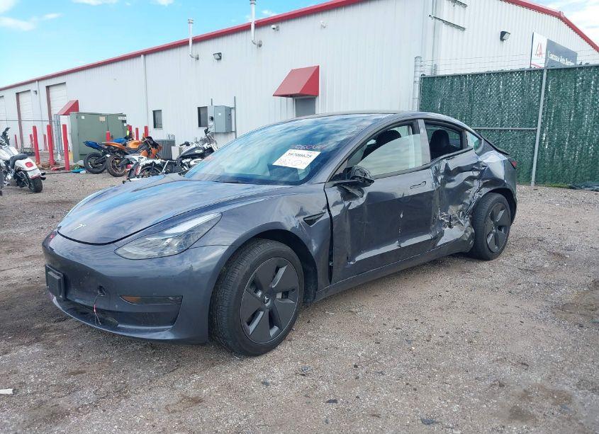 Photo 2 of 2023 Tesla Model 3 REAR-WHEEL DRIVE (VIN 5YJ3E1EA7PF657654)