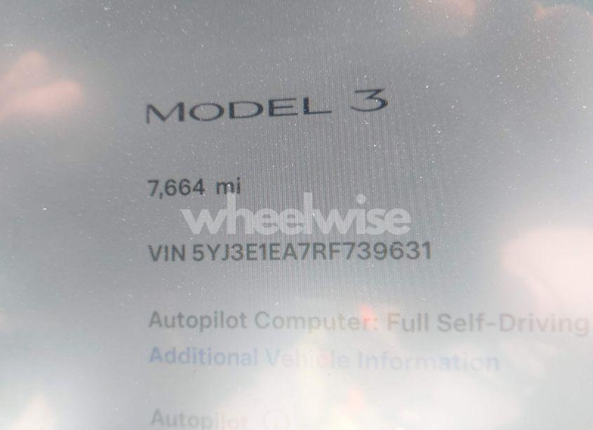 Photo 7 of 2024 Tesla Model 3 LONG RANGE DUAL MOTOR ALL-WHEEL DRIVE/REAR-WHEEL DRIVE (VIN 5YJ3E1EA7RF739631)