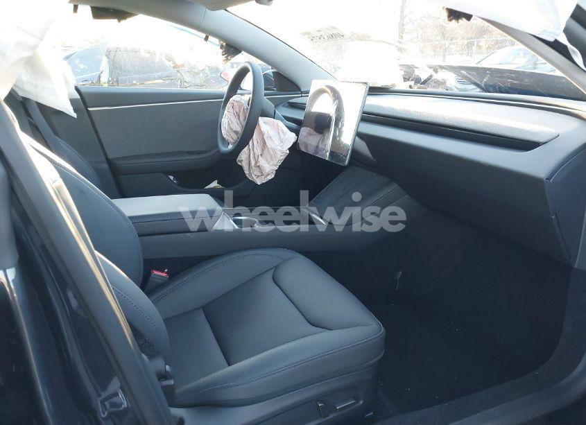 Photo 5 of 2024 Tesla Model 3 REAR-WHEEL DRIVE (VIN 5YJ3E1EA7RF853483)