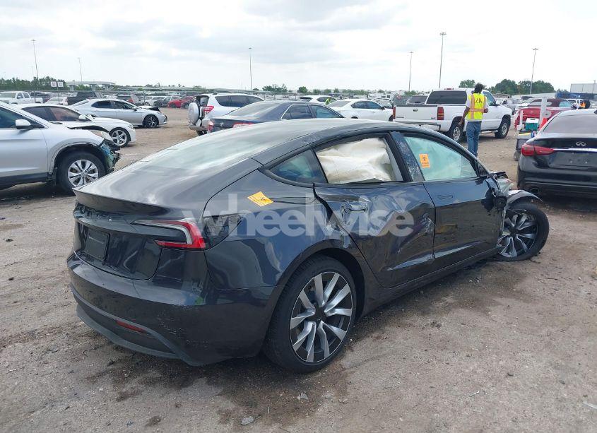 Photo 4 of 2025 Tesla Model 3 LONG RANGE REAR-WHEEL DRIVE (VIN 5YJ3E1EA7SF940886)