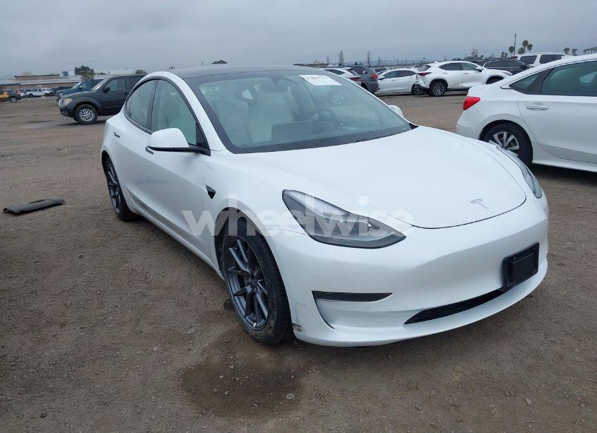 2021 Tesla Model 3 STANDARD RANGE PLUS REAR-WHEEL DRIVE (VIN 5YJ3E1EA8MF029419) main photo