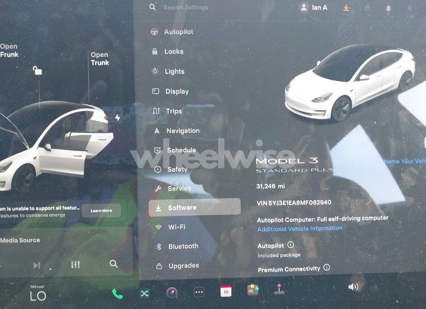 Photo 7 of 2021 Tesla Model 3 STANDARD RANGE PLUS REAR-WHEEL DRIVE (VIN 5YJ3E1EA8MF062940)