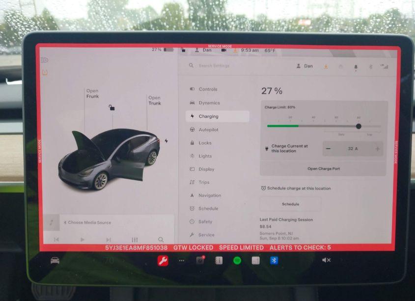 Photo 17 of 2021 Tesla Model 3 STANDARD RANGE PLUS REAR-WHEEL DRIVE (VIN 5YJ3E1EA8MF851038)