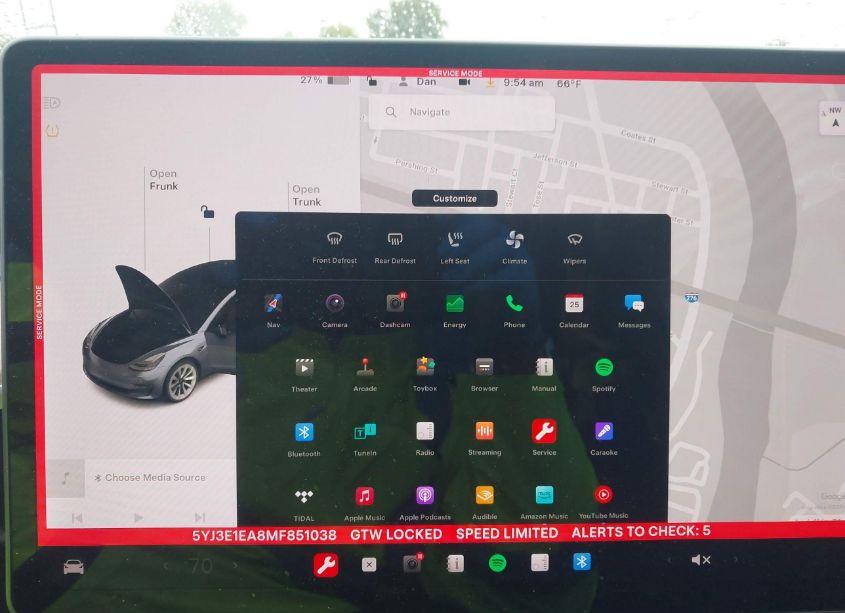 Photo 18 of 2021 Tesla Model 3 STANDARD RANGE PLUS REAR-WHEEL DRIVE (VIN 5YJ3E1EA8MF851038)