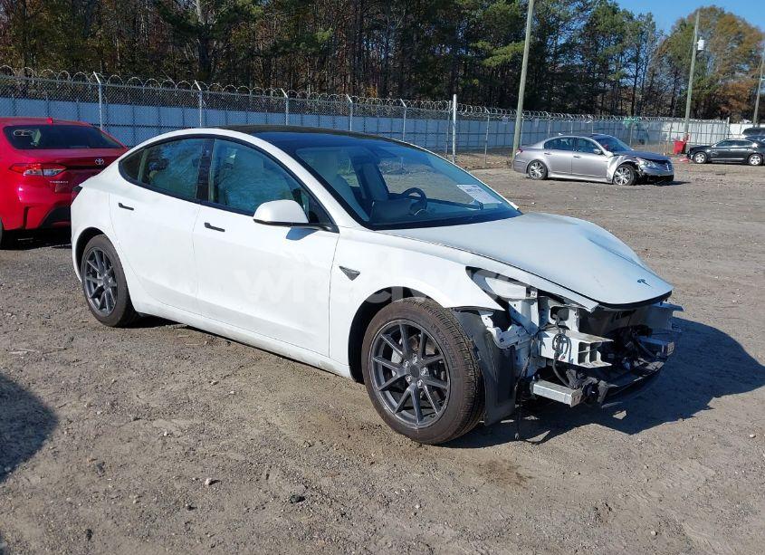 2021 Tesla Model 3 STANDARD RANGE PLUS REAR-WHEEL DRIVE (VIN 5YJ3E1EA8MF851900) main photo
