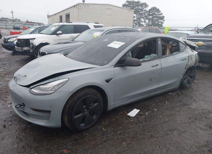 Photo 2 of 2021 Tesla Model 3 STANDARD RANGE PLUS REAR-WHEEL DRIVE (VIN 5YJ3E1EA8MF854778)