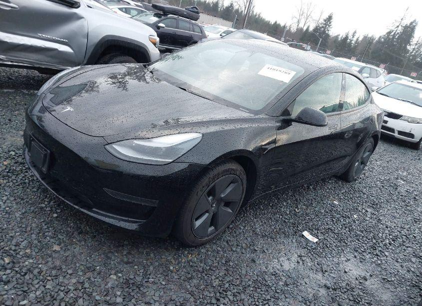 Photo 2 of 2021 Tesla Model 3 STANDARD RANGE PLUS REAR-WHEEL DRIVE (VIN 5YJ3E1EA8MF875503)