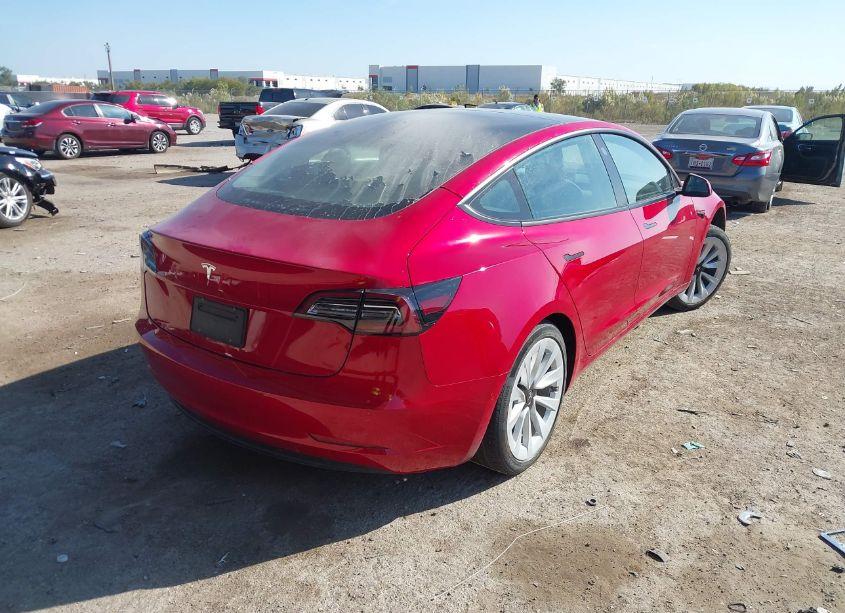Photo 4 of 2022 Tesla Model 3 REAR-WHEEL DRIVE (VIN 5YJ3E1EA8NF170671)