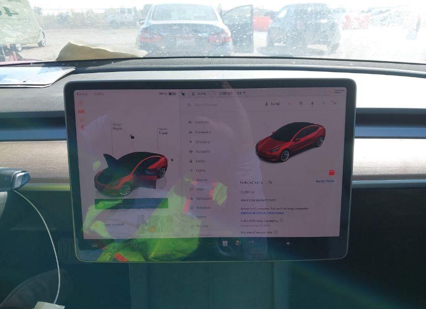 Photo 7 of 2022 Tesla Model 3 REAR-WHEEL DRIVE (VIN 5YJ3E1EA8NF170671)