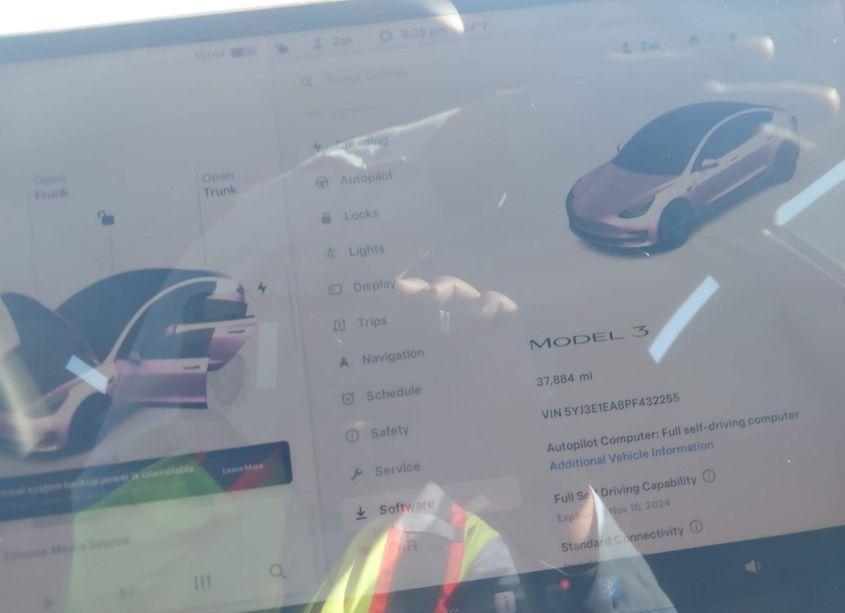 Photo 18 of 2023 Tesla Model 3 REAR-WHEEL DRIVE (VIN 5YJ3E1EA8PF432255)