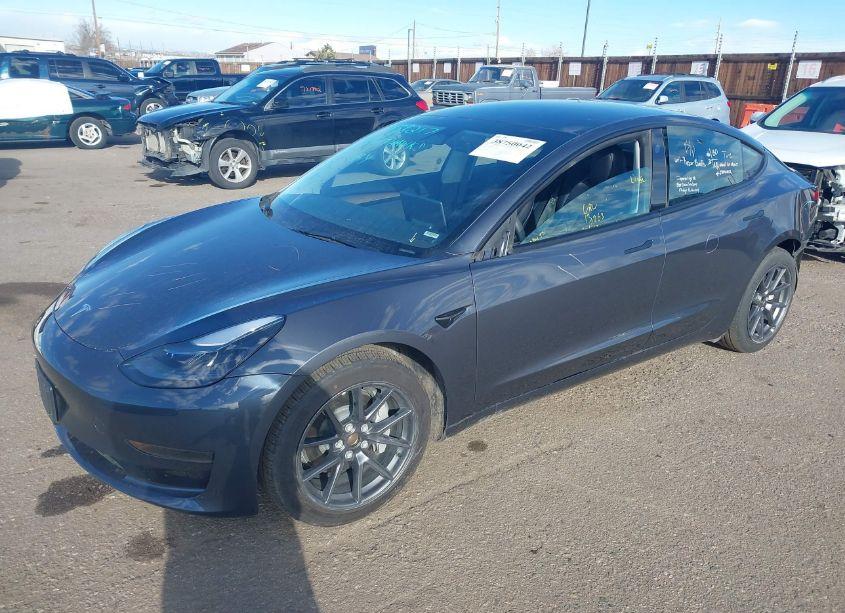 Photo 2 of 2023 Tesla Model 3 REAR-WHEEL DRIVE (VIN 5YJ3E1EA8PF438217)