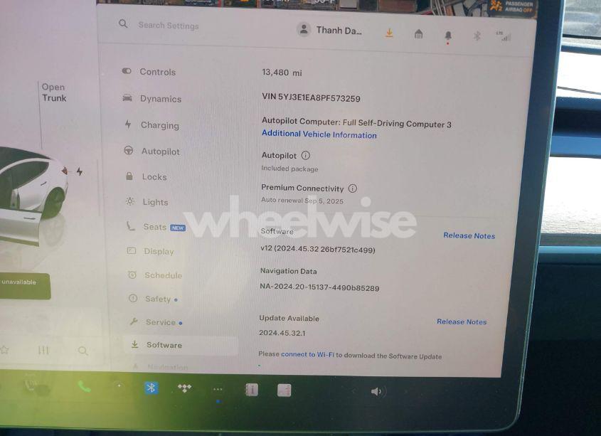 Photo 15 of 2023 Tesla Model 3 REAR-WHEEL DRIVE (VIN 5YJ3E1EA8PF573259)