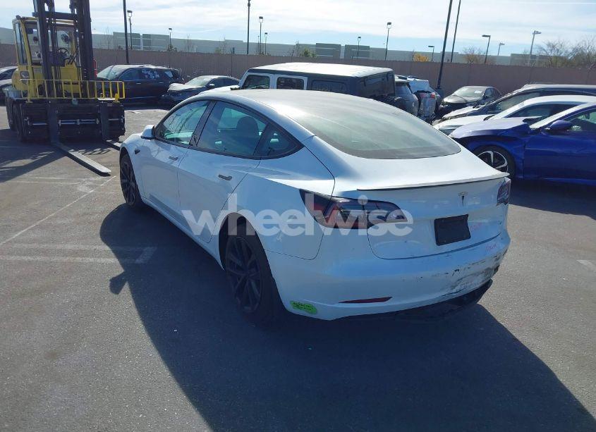 Photo 3 of 2023 Tesla Model 3 REAR-WHEEL DRIVE (VIN 5YJ3E1EA8PF573259)