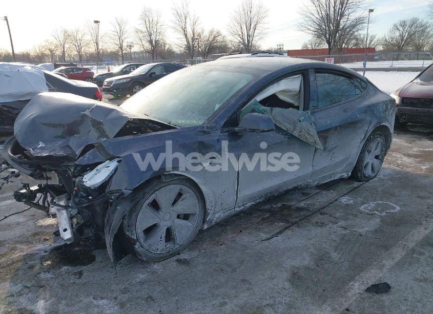 Photo 2 of 2023 Tesla Model 3 REAR-WHEEL DRIVE (VIN 5YJ3E1EA8PF651863)