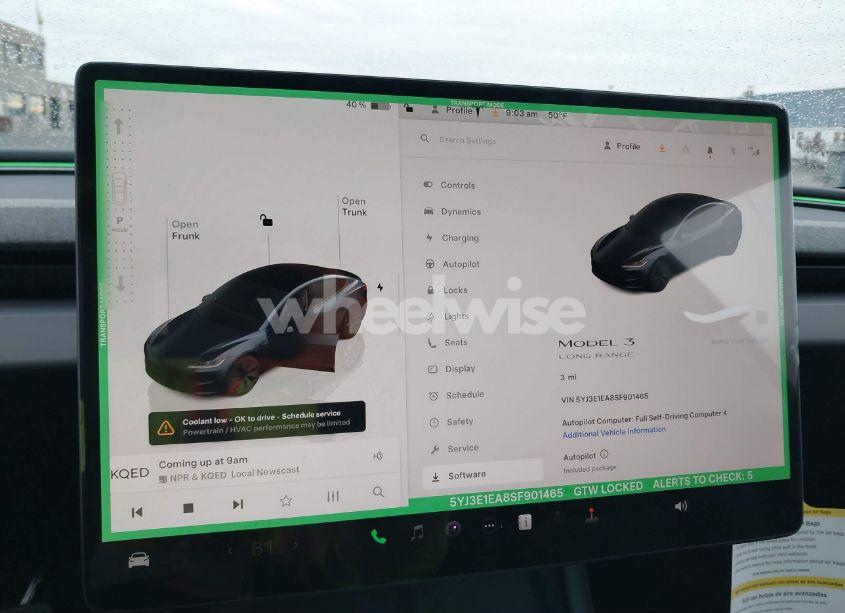 Photo 15 of 2025 Tesla Model 3 LONG RANGE REAR-WHEEL DRIVE (VIN 5YJ3E1EA8SF901465)