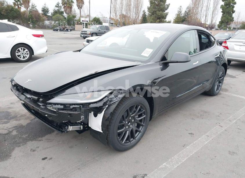 Photo 2 of 2025 Tesla Model 3 LONG RANGE REAR-WHEEL DRIVE (VIN 5YJ3E1EA8SF901465)