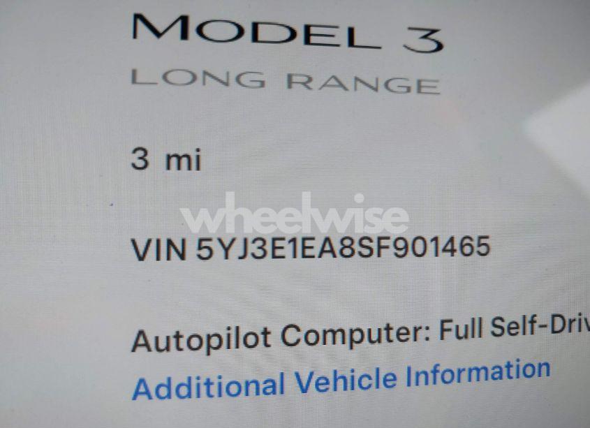 Photo 9 of 2025 Tesla Model 3 LONG RANGE REAR-WHEEL DRIVE (VIN 5YJ3E1EA8SF901465)