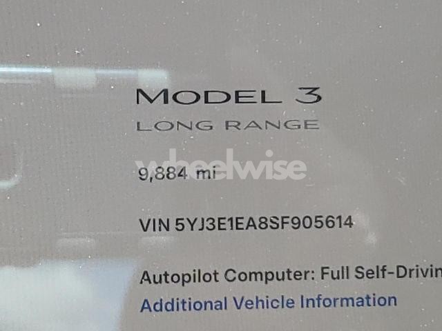 Photo 8 of 2025 TESLA MODEL 3 (VIN 5YJ3E1EA8SF905614)