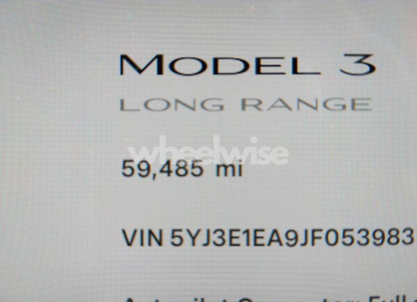 Photo 16 of 2018 Tesla Model 3 LONG RANGE/MID RANGE (VIN 5YJ3E1EA9JF053983)