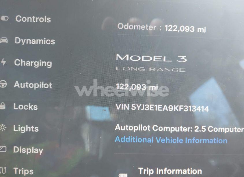 Photo 14 of 2019 Tesla Model 3 LONG RANGE/MID RANGE/STANDARD RANGE/STANDARD RANGE PLUS (VIN 5YJ3E1EA9KF313414)