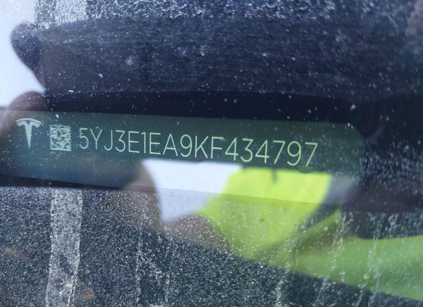 Photo 9 of 2019 Tesla Model 3 LONG RANGE/MID RANGE/STANDARD RANGE/STANDARD RANGE PLUS (VIN 5YJ3E1EA9KF434797)