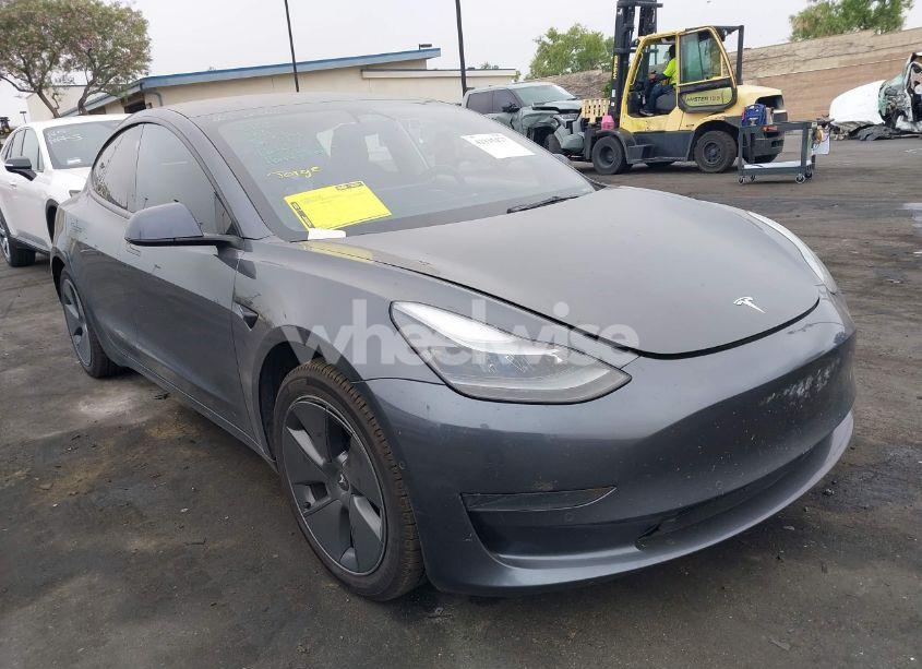 2021 Tesla Model 3 STANDARD RANGE PLUS REAR-WHEEL DRIVE (VIN 5YJ3E1EA9MF100420) main photo