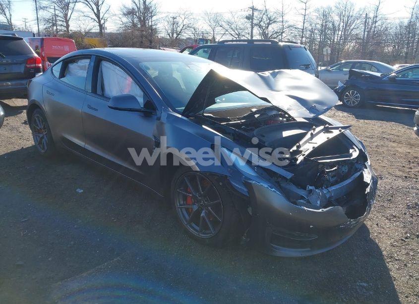 2021 Tesla Model 3 STANDARD RANGE PLUS REAR-WHEEL DRIVE (VIN 5YJ3E1EA9MF915135) main photo