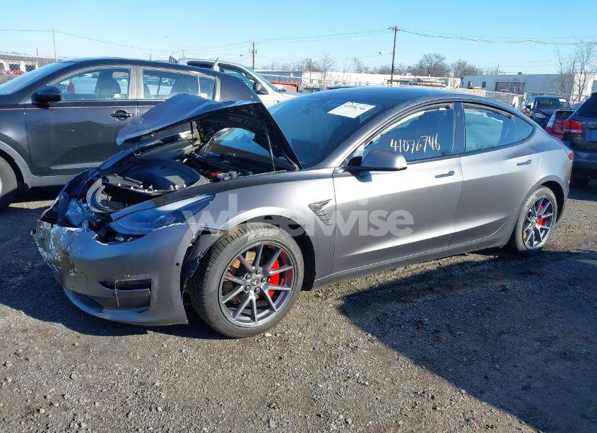 Photo 2 of 2021 Tesla Model 3 STANDARD RANGE PLUS REAR-WHEEL DRIVE (VIN 5YJ3E1EA9MF915135)