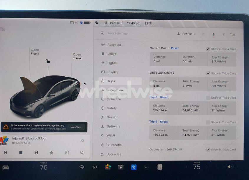 Photo 7 of 2021 Tesla Model 3 STANDARD RANGE PLUS REAR-WHEEL DRIVE (VIN 5YJ3E1EA9MF915135)