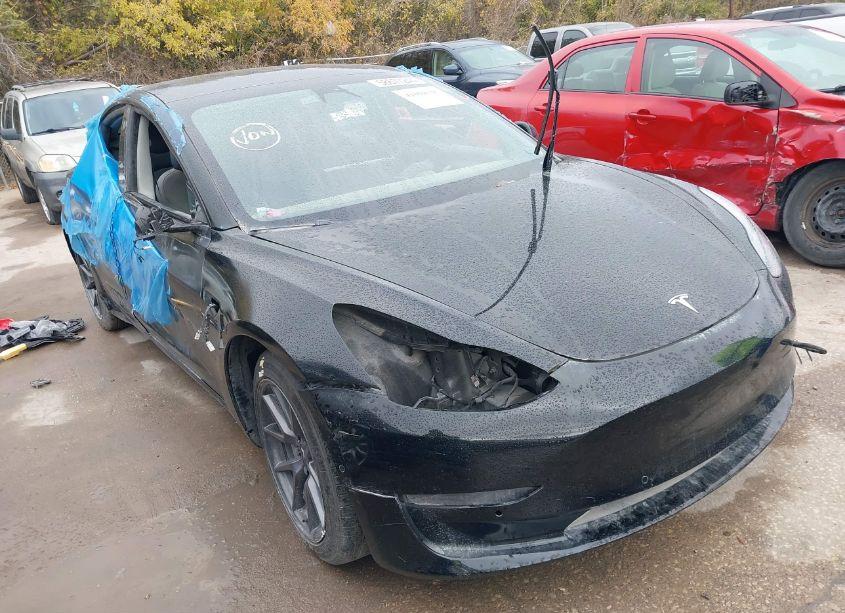 2021 Tesla Model 3 STANDARD RANGE PLUS REAR-WHEEL DRIVE (VIN 5YJ3E1EA9MF973374) main photo