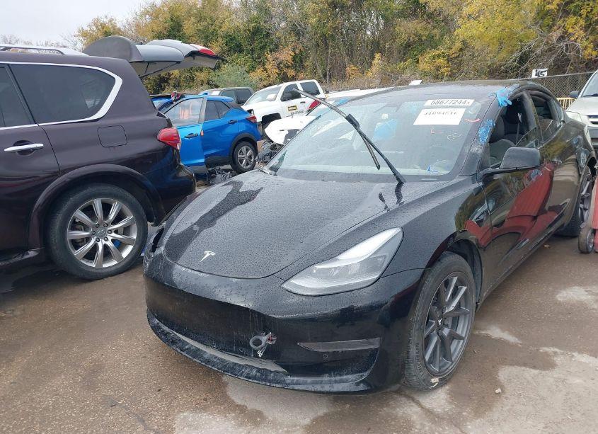 Photo 2 of 2021 Tesla Model 3 STANDARD RANGE PLUS REAR-WHEEL DRIVE (VIN 5YJ3E1EA9MF973374)