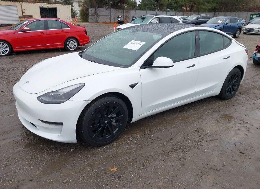 Photo 2 of 2021 Tesla Model 3 STANDARD RANGE PLUS REAR-WHEEL DRIVE (VIN 5YJ3E1EA9MF982687)