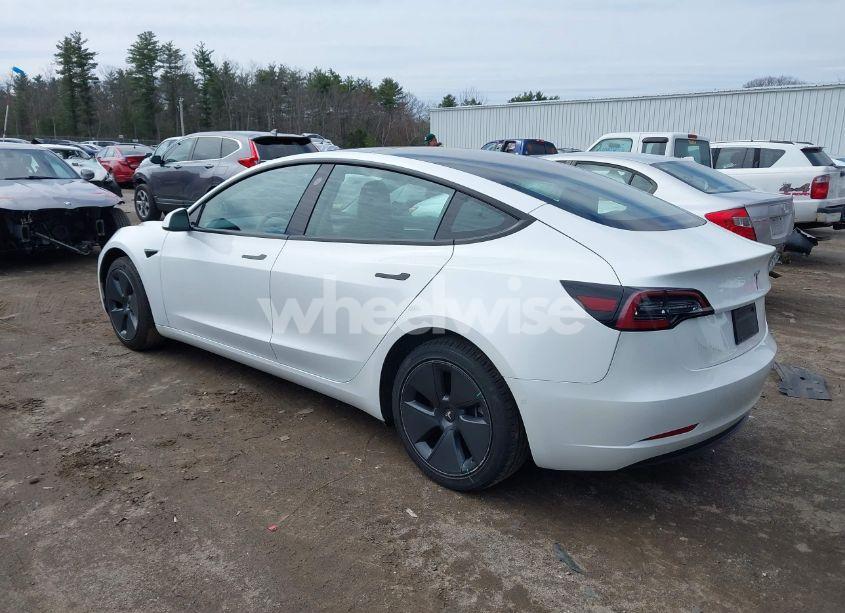 Photo 3 of 2022 Tesla Model 3 REAR-WHEEL DRIVE (VIN 5YJ3E1EA9NF101519)