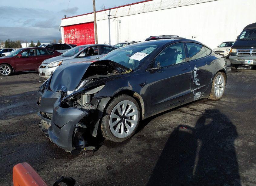 Photo 2 of 2022 Tesla Model 3 REAR-WHEEL DRIVE (VIN 5YJ3E1EA9NF145116)