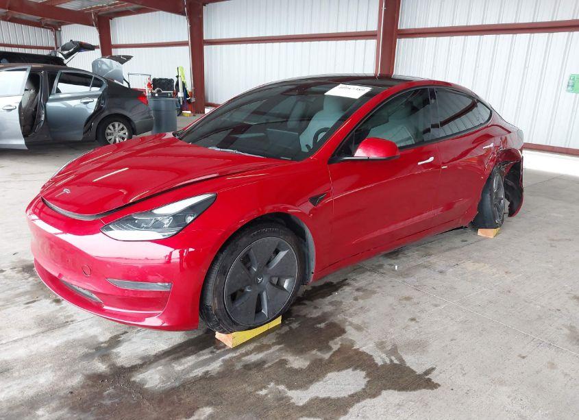 Photo 2 of 2022 Tesla Model 3 REAR-WHEEL DRIVE (VIN 5YJ3E1EA9NF162126)