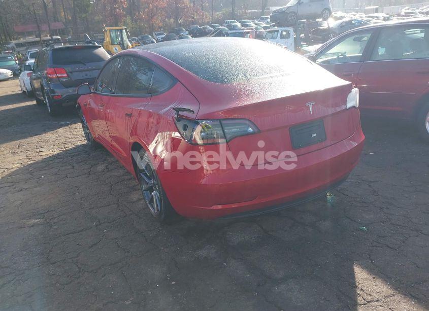 Photo 3 of 2022 Tesla Model 3 REAR-WHEEL DRIVE (VIN 5YJ3E1EA9NF189441)