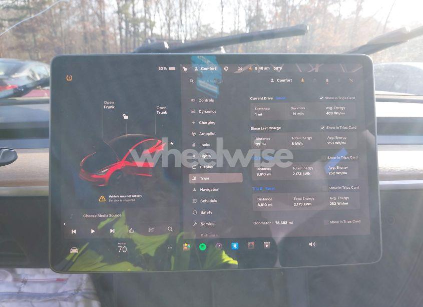 Photo 7 of 2022 Tesla Model 3 REAR-WHEEL DRIVE (VIN 5YJ3E1EA9NF189441)