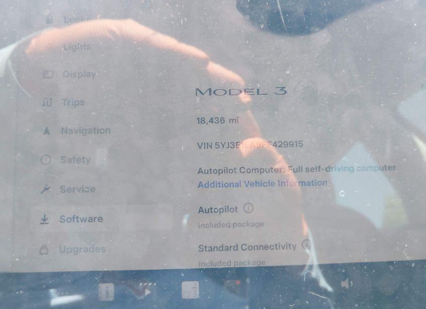 Photo 7 of 2023 Tesla Model 3 REAR-WHEEL DRIVE (VIN 5YJ3E1EA9PF429915)