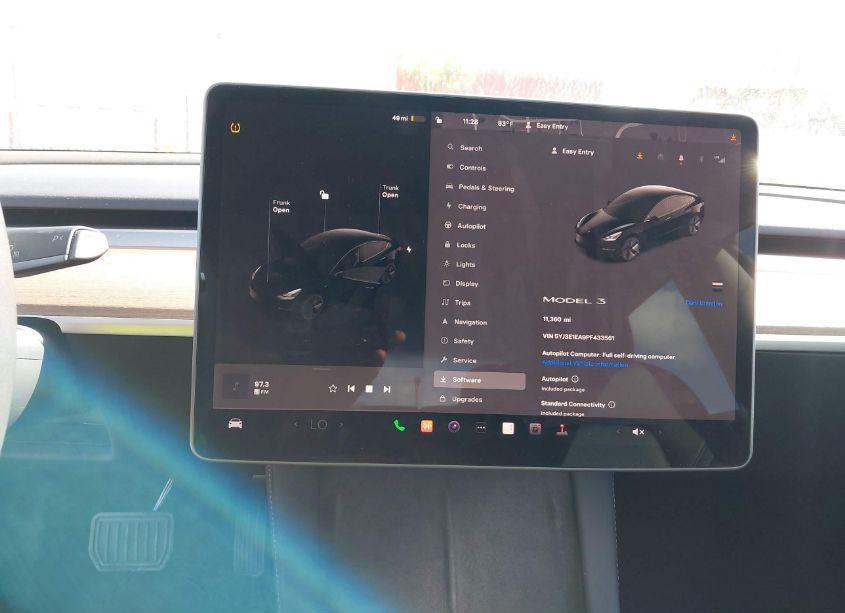 Photo 18 of 2023 Tesla Model 3 REAR-WHEEL DRIVE (VIN 5YJ3E1EA9PF433561)