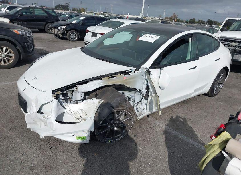 Photo 2 of 2023 Tesla Model 3 REAR-WHEEL DRIVE (VIN 5YJ3E1EA9PF460369)