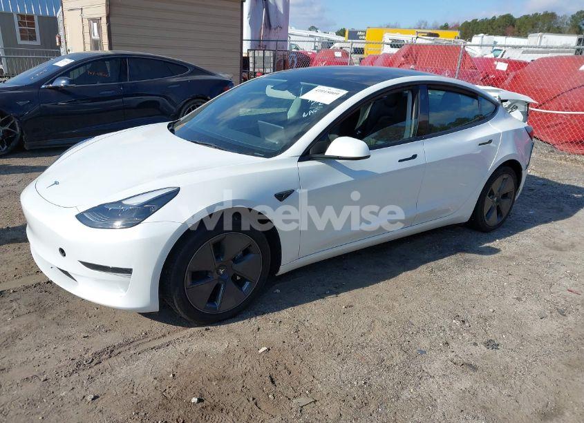 Photo 2 of 2023 Tesla Model 3 REAR-WHEEL DRIVE (VIN 5YJ3E1EA9PF511630)