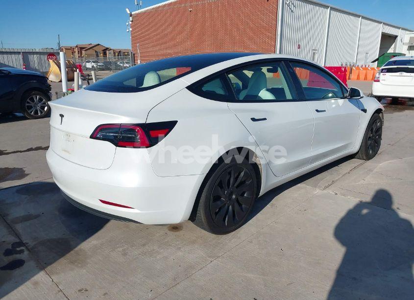 Photo 4 of 2023 Tesla Model 3 REAR-WHEEL DRIVE (VIN 5YJ3E1EA9PF547530)