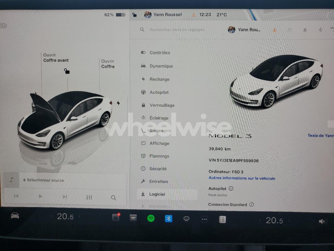 Photo 9 of 2023 TESLA MODEL 3 (VIN 5YJ3E1EA9PF559936)