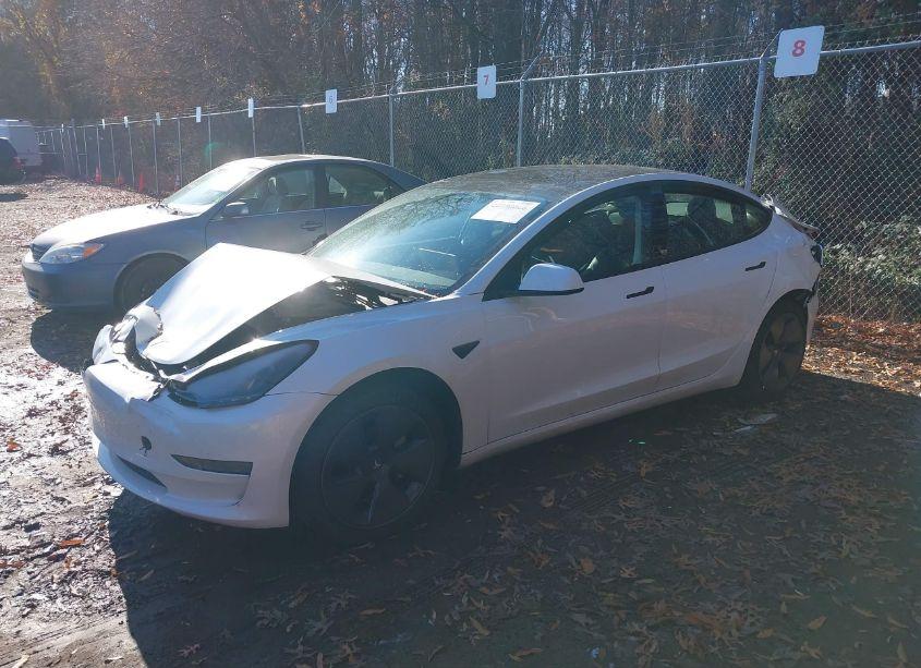 Photo 2 of 2023 Tesla Model 3 REAR-WHEEL DRIVE (VIN 5YJ3E1EA9PF577451)